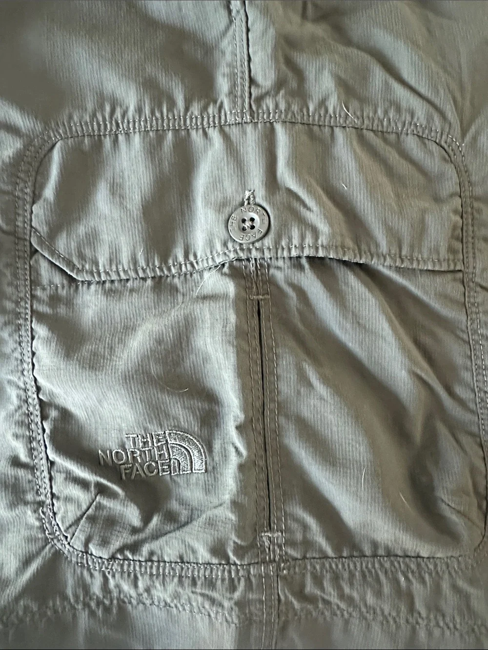 The North Face Olive Green Ripstop Cargo Shorts